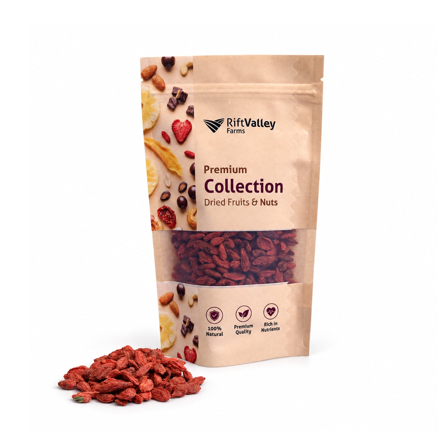 Gojibeeren 110 g – getrocknet Trockenfrüchte Rift Valley Farms